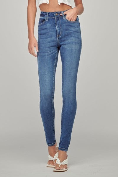 High Rise Ankle Skinny Jean