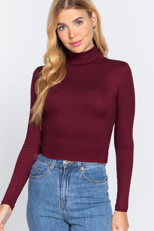 Turtleneck Crop Top