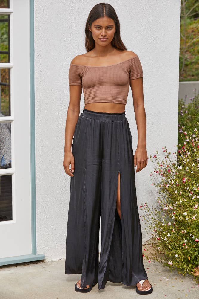 S1097 | THINKING OF YOU CROP TOP: SM / Vintage Mocha