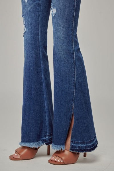Mid Rise Flare Jean