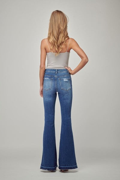 Mid Rise Flare Jean